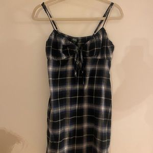 Cute black gingham dress